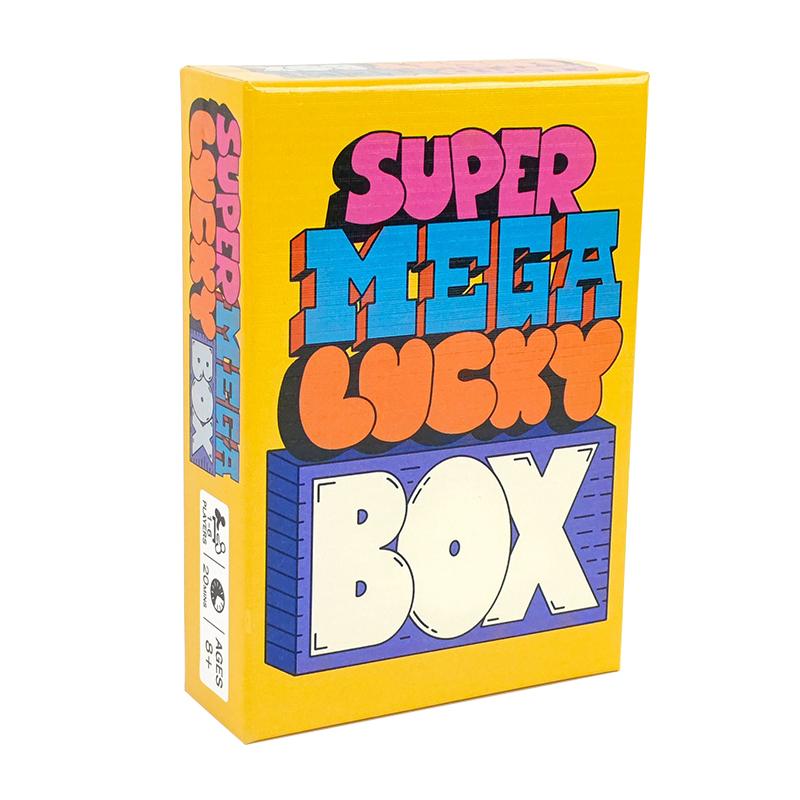 

Super Mega Lucky Box Board Game 1-6 Players Fun Strategy Game For Family Party Table Card Games білий