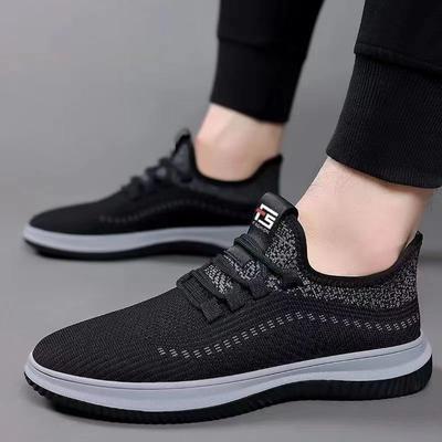 Scarpe da Uomo Casual alla Moda 2023 Nuove Scarpe Volanti in Tessuto a Rete Traspirante Scarpe da Corsa di Tendenza da Uomo Scarpe Stringate