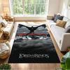 Lord Rings Floor Rug Office Rug Design for Hallway Study Room Game Room Dining Room Anti-slip Rug Decorate Offices Perfect Gift for Women/Men