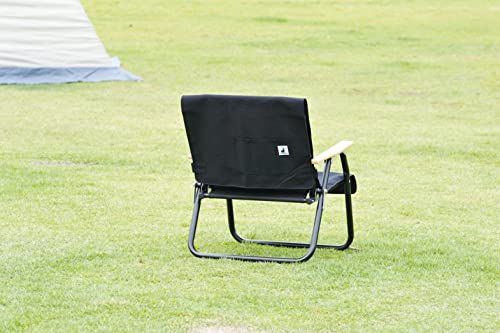 Kaptan Geyik (KAPTAN STAG) Ateşe Dayanıklı Sandalye Kılıfı, Arka Cepli Alev Geciktirici Kumaş, Siyah, UP-2688