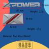 1Pc Car Styling X XPOWER Car Hood Fender Trunk Rear Bonnet Nameplate Decal Emblem Badge Sticker for 5 6 ZS EV GS 350 360 HS EZS
