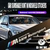 1xCar Sunshade Stickers Auto Front Windshield Decorative Decals For BMW X1 X2 X3 X5 X4 X6 X7 iX3 F20 F10 F07 E70 E46 E90 E92 E60 cysh69
