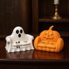 Office Desk Ornaments 3D Printed Ghost Pumpkin Sofa Ornaments, Spooky Cute Halloween Decor Tray, Haunted Decorative Collectible Toys House Shelf