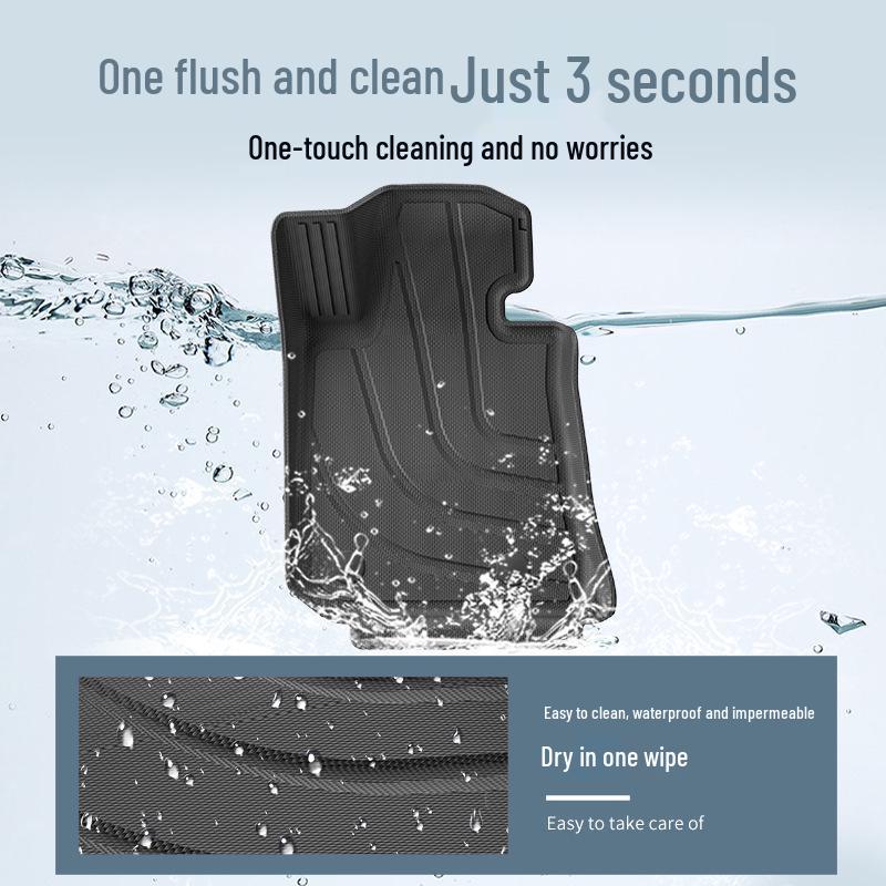 2023 Dywaniki podłogowe BMW i3 TPE: Odporne na zabrudzenia, Wodoodporne, Ekologiczne, z Matą Bagażnika.