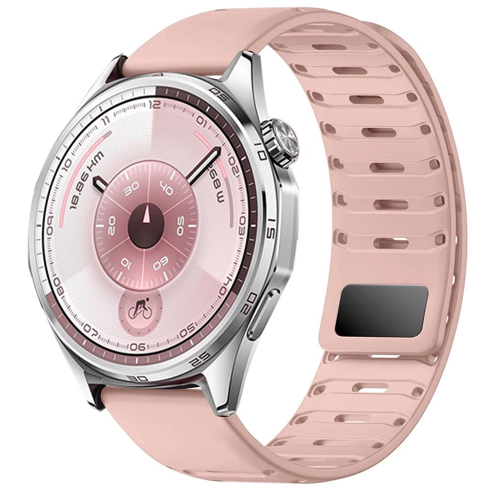 22mm Silicone Strap For Huawei Watch 5 4 3 46mm GT6/5/3/2 Pro GT6/5/4/3 46mm Sport Magnetic Buckle Adjustable Bracelet Wristband