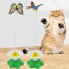 Drehender Elektrischer Lustiger Katzenstab Katzenspielzeug Simulation Schmetterling Vogel Interaktives Lustiges Katzenspielzeug Intelligenztraining Haustierspielzeug