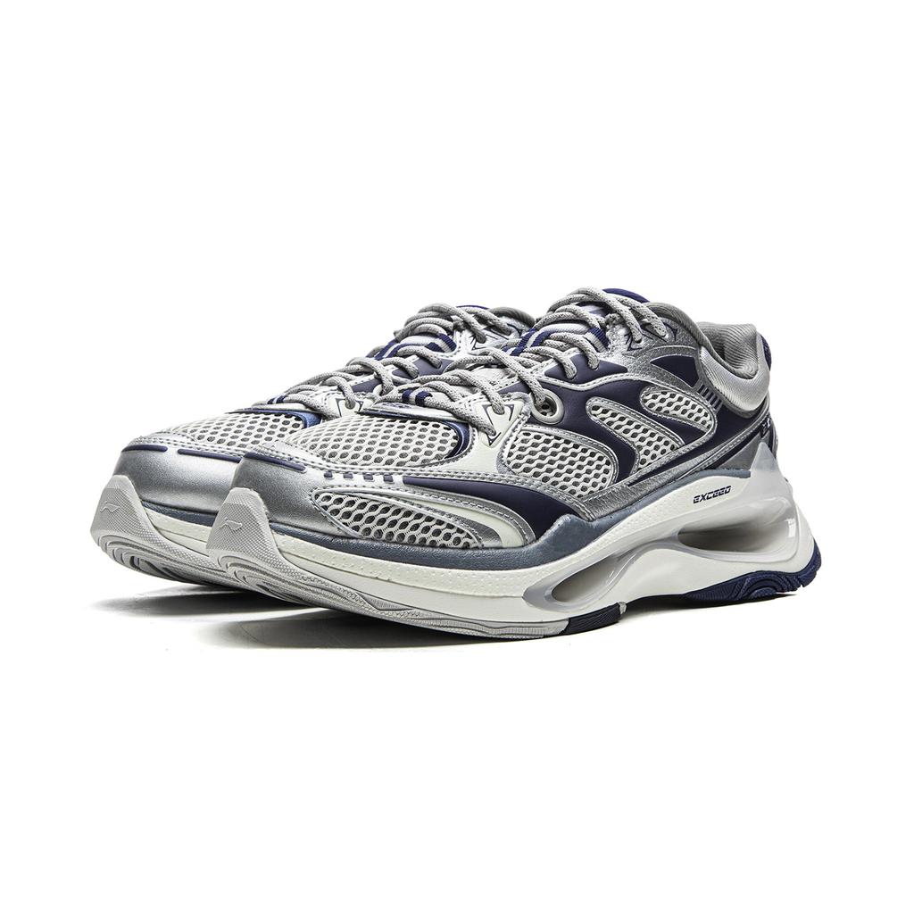 Li Ning Exceed Infinity Abrasion Resistant Breathable Low Top Casual Shoes Unisex AZGV295-1