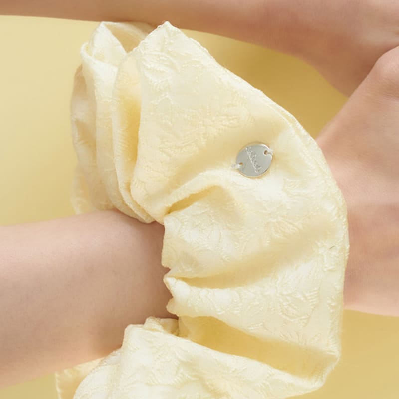 

резинка для волос жаккардовая geegee - желтая YELLOW