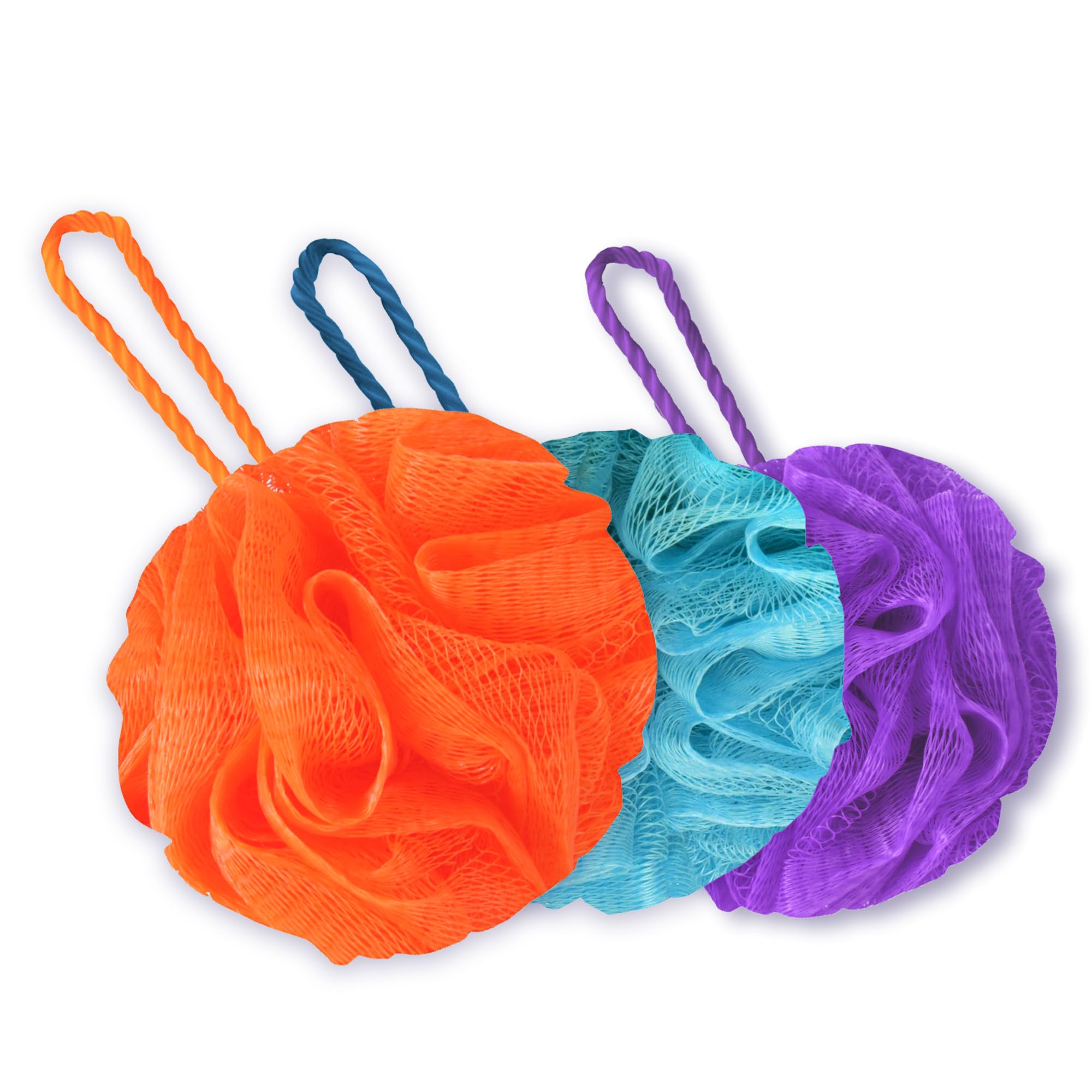 GUBB Exfoliating Loofah for Bathing | Bath Shower Loofah Sponge Scrubber | Perfect Loofah for Women and Men | Skin-friendly Gentle Exfoliator | Lou