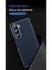 Samsung Z Fold Series (6/5/4) Phone Case - Carbon Fiber Texture, Full Hinge Wrap, Electroplated, Drop-Proof.