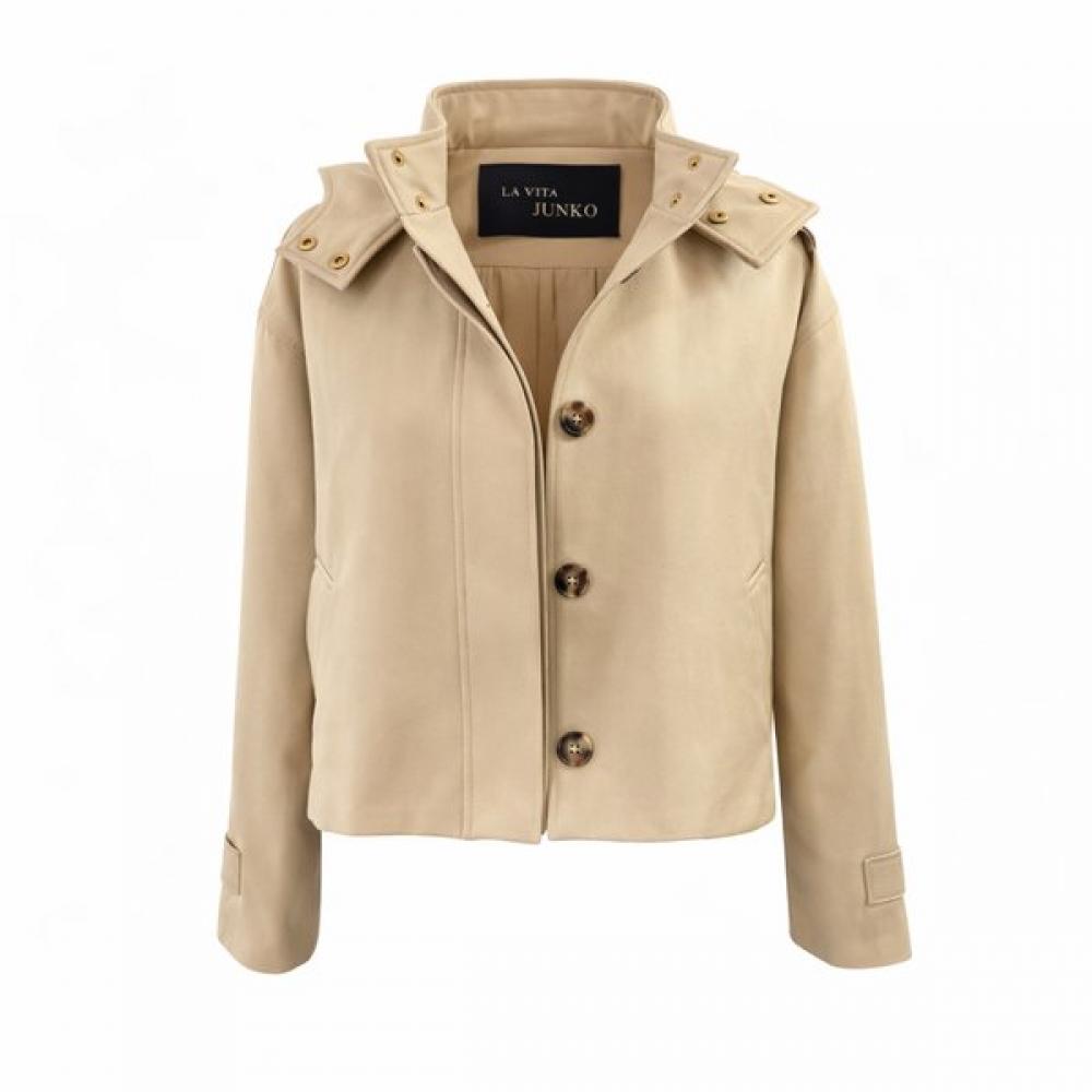 

Hood Cotton Jumper La Vita Junko Lssjp028 BK