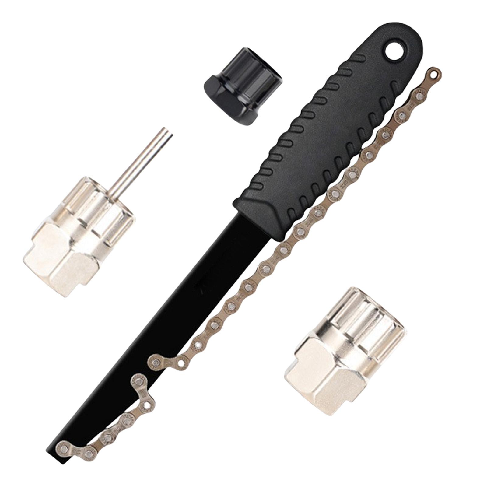 

Bicycles Chain Whip Bike Cassette Removal Tool Bicycles Sprocket Remover Bicycles Chain Repair Tool Easy to Use 1