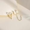 Gold Plated Earrings for Women: Hypoallergenic Pearl Drop, Dainty Huggie Hoop Stack – Compatible with 14k Gold