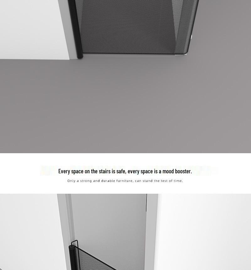 Retractable Pet Gate: Indoor Safety Net for Dogs & Cats, No-Drill Isolation Fence for Stairways & Hallways