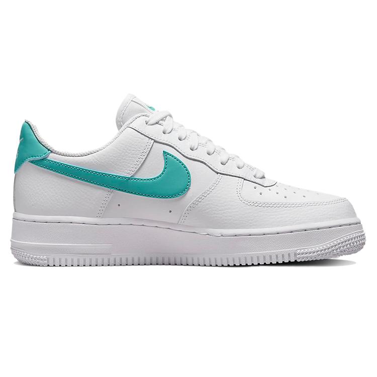 Nye Nike Air Force 1 Low Hvit Vasket Teal Dame DD8959-101