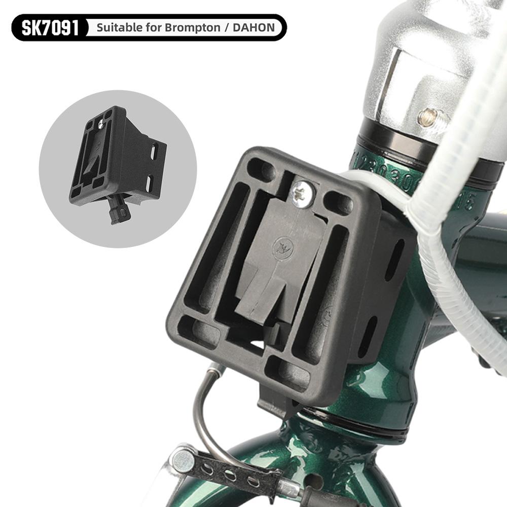 

Адаптер для переднего багажника велосипеда Rhinowalk Термостойкий Подходит для Brompton / DAHON Установка на болт или ремень Велосипедные аксессуары