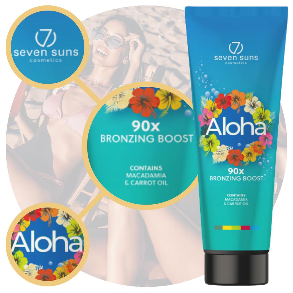 7suns Aloha Bronzer 90x Bronzing Boost 250ml