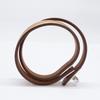 Hermes [Brand New, Unused] 2024 W-stamped Mini Kelly Double Tour Leather Bracelet T2 Metallic goldUsed