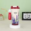 Creative Stainless Coffee Cup To Carry Rope Vacuum Vacuum Mug Stylish Double Drink Straw Gift Cup Durable Durable