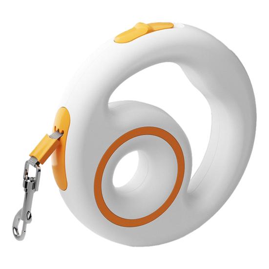

Retractable Dog Leash 8.2ft Heavy Brake And Lock Duty Leash One Button Tangle-Free Dog Leash 2.5M помаранчевий