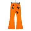 7709 CHROME HEARTS Pánské a dámské trendy džíny v americkém stylu s látkovými nášivkami, ležérní a módní high street kalhoty