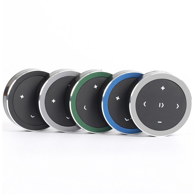 Bluetooth Media Steering Wheel Remote Control Selfie Start Siri Wireless Handsfree Car Kit  for iPhone Android iOS