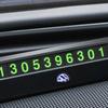 Car Temporary Parking Card Phone Number Card Plate For VW Volkswagen Golf Polo Passat Touran Jetta Accessories Car Styling