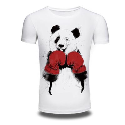 Cute Panda Baby Mens Casual Slim Fit Short Sleeve T-Shirt 100/% Cotton Tee Tops