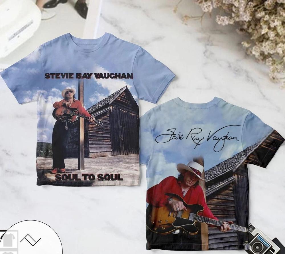 Stevie Ray Vaughan And Double Trouble Soul To Soul All size Shirt Unisex T-Shirt L