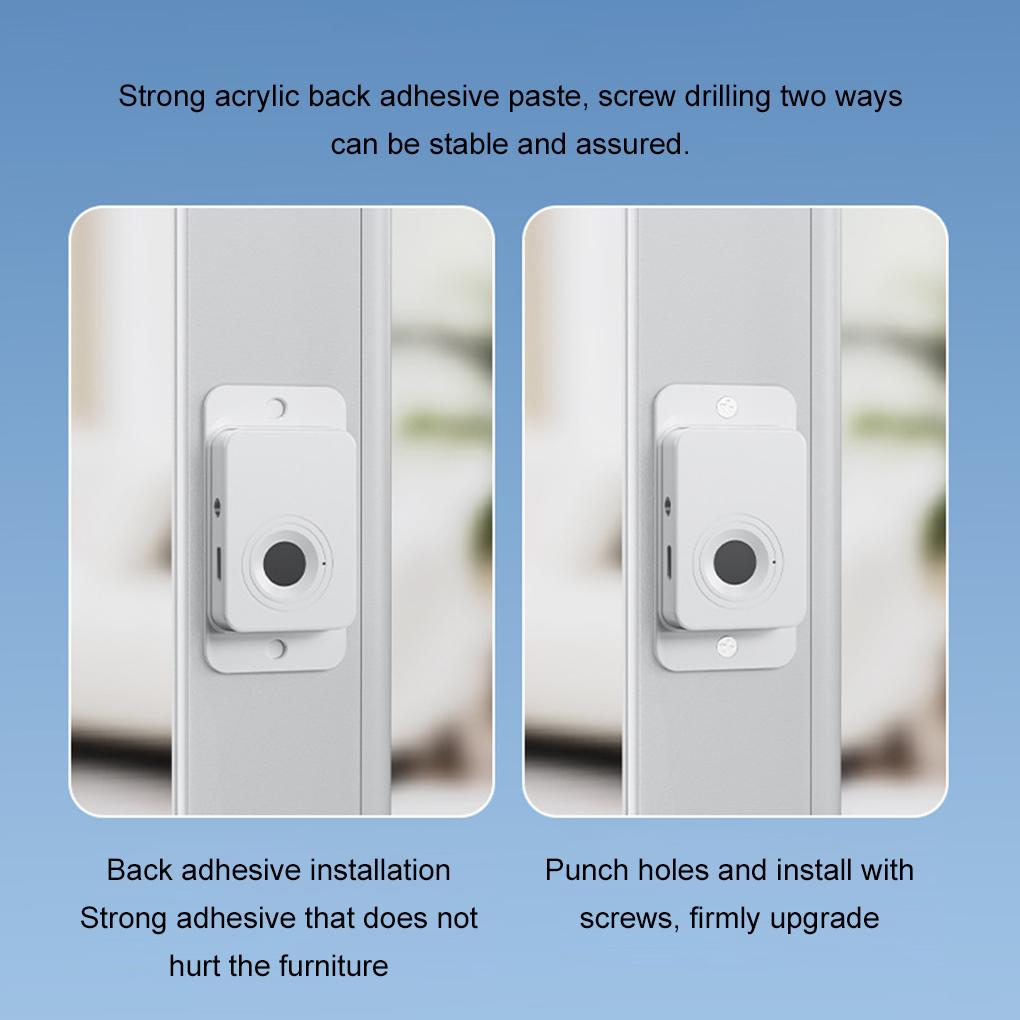 ABS Biometric Fingerprint Lock For Drawers Valuables With Ease Multi Functional Refrigerator Lock