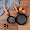 Mini Cast Iron Splash Guard Egg and Dumpling Frying Pan