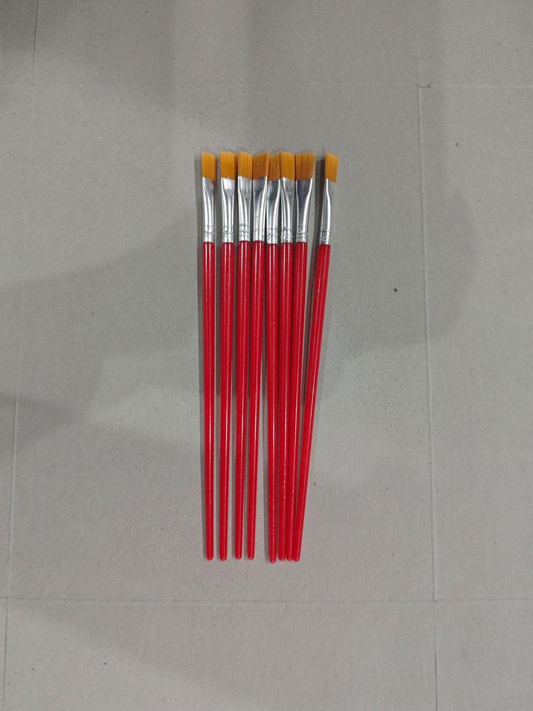 Children's Watercolor Brush Set with Acrylic, Oil Painting, and Hook Pens. Includes Nylon and Plastic Brushes with Flat and Row Pen Heads.