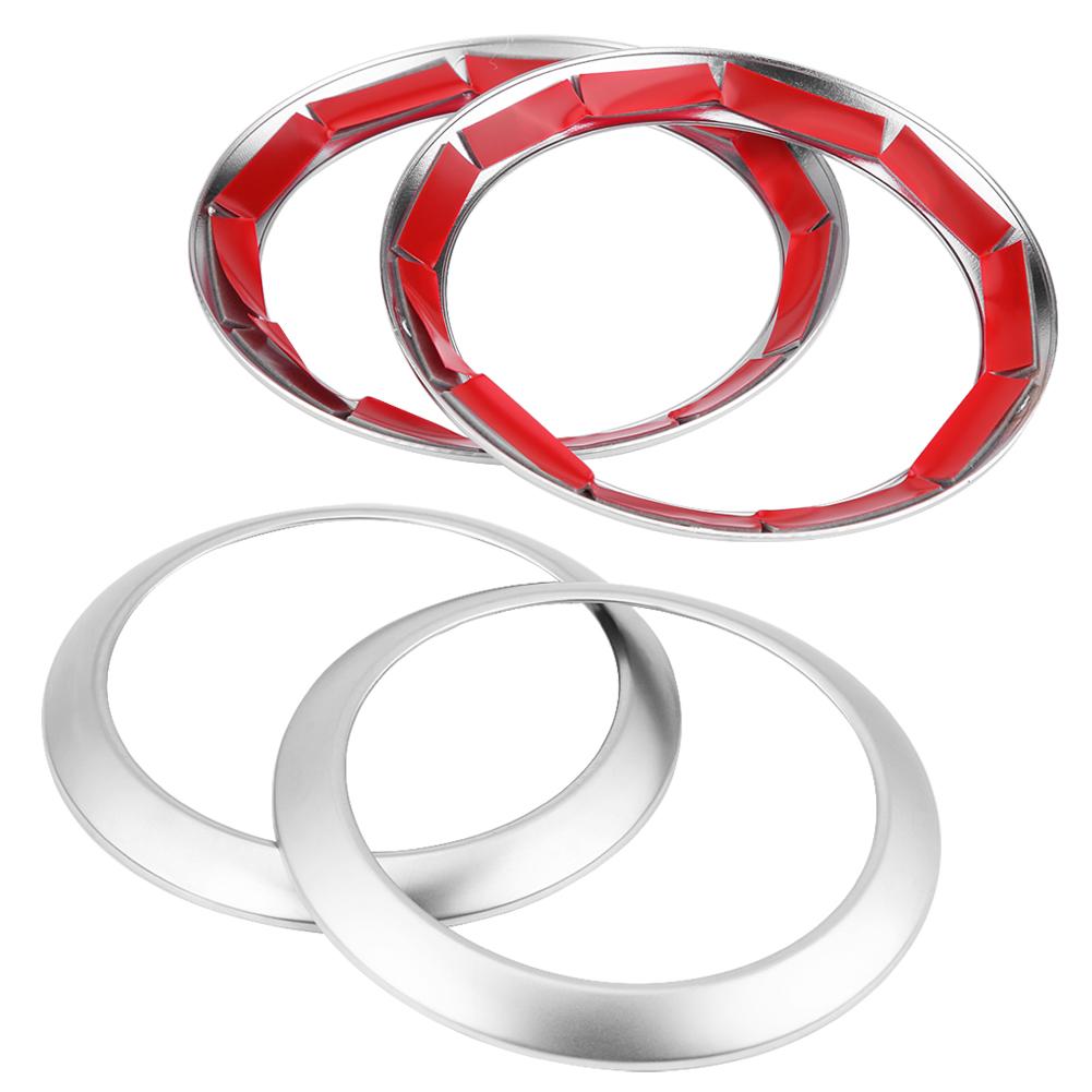 2Pcs Car Side Air Conditioning Vent Ring Frame Cover Trim for Mercedes Benz E Class W213 16 18