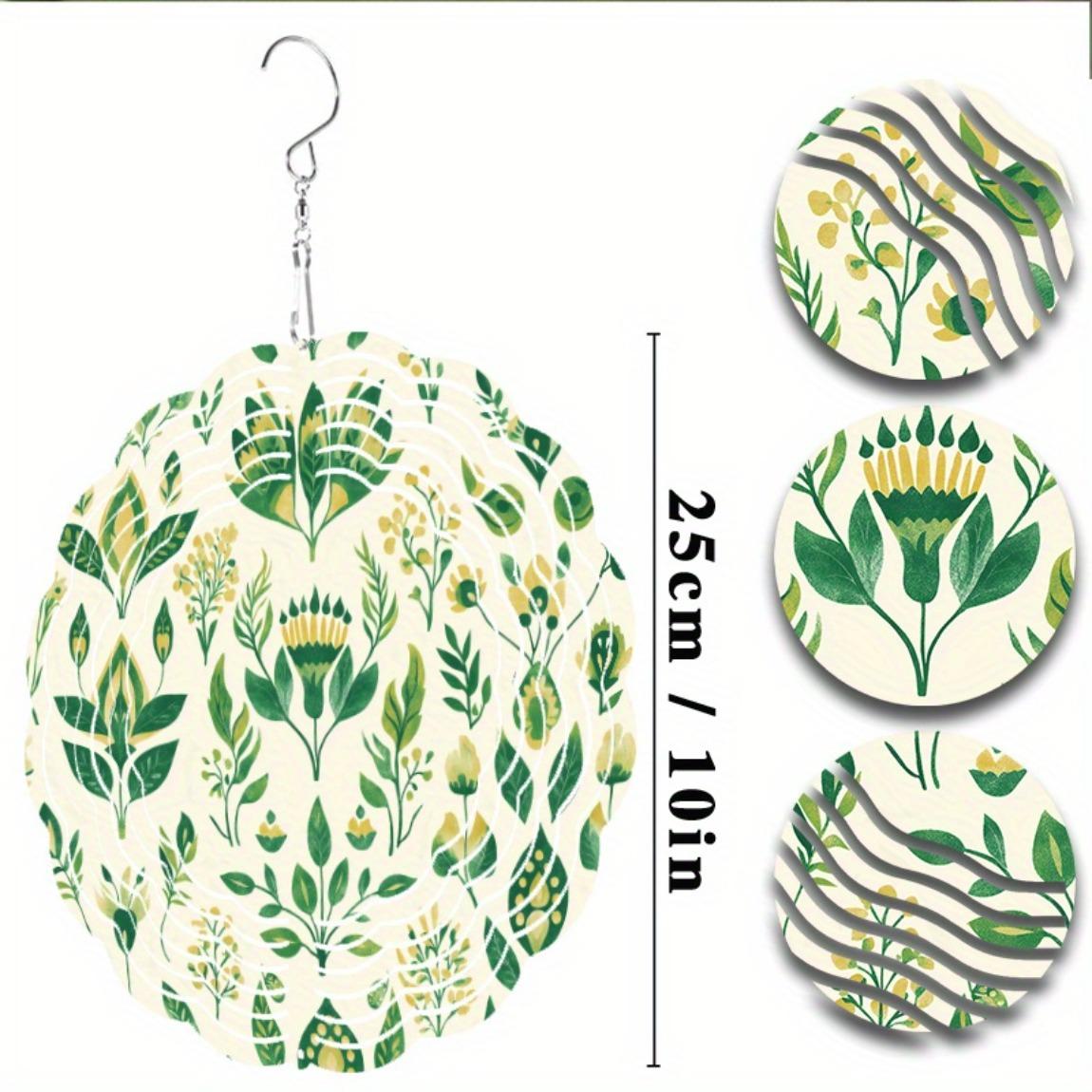 

Металлический ветряной спиннер 10 дюймов Ручная работа Цветочный дизайн Вращение на 360 градусов для сада балкона газона Наружный декор Подарок на все сезоны 01A