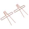 10pcs Book Page Clip Electroplated Stainless Steel Piano Sheet Book Clip Portable Music Page Holder