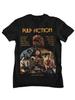 Pulp Fiction Retro Filmplakat T-Shirt Unisex Damen Lässig Baumwolle Tarantino Crime Streetwear Tee