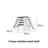 Stainless Steel Display Stand Cafeteria Display Tea Break Dessert Display Wedding Banquet and Cocktail Party Decorations Molds