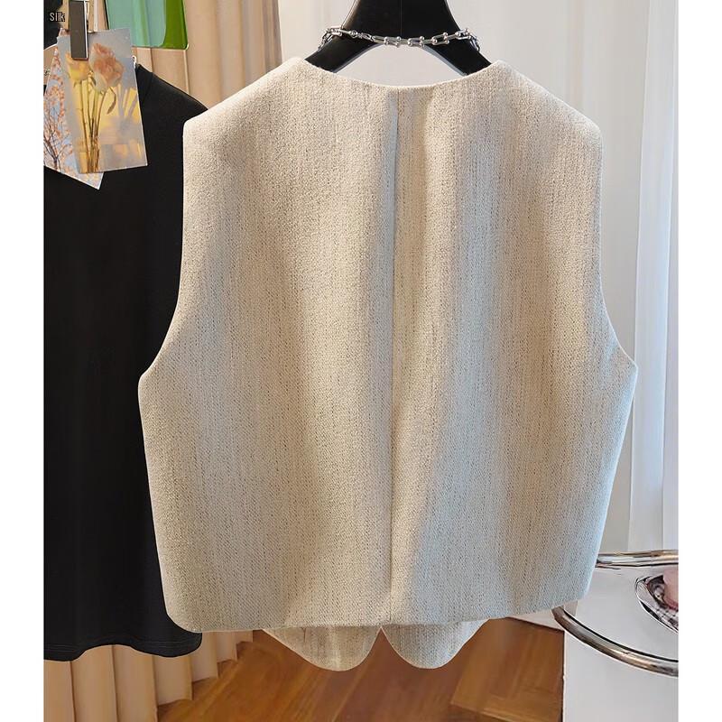 Sibaisha Women's Loose Fit Round Neck Vest