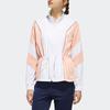 Adidas Neo Color Block Retro Stand Collar Casual Sports Jacket Women Jacket White Pink EI4265