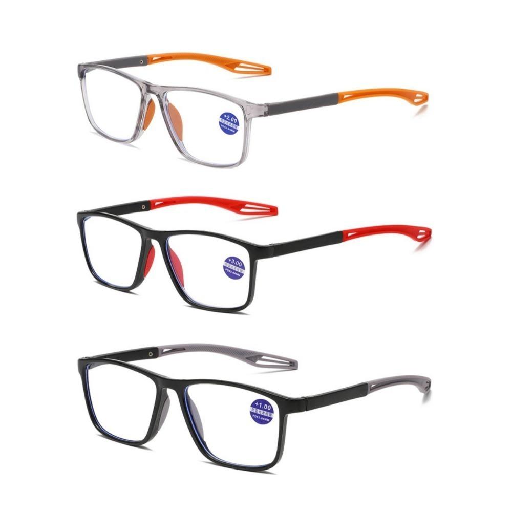 Anti-blue Light Reading Glasses Ultralight TR90 Sport Presbyopia Eyeglasses Women Men Far Sight Optical Eyewear Diopters To +4.0