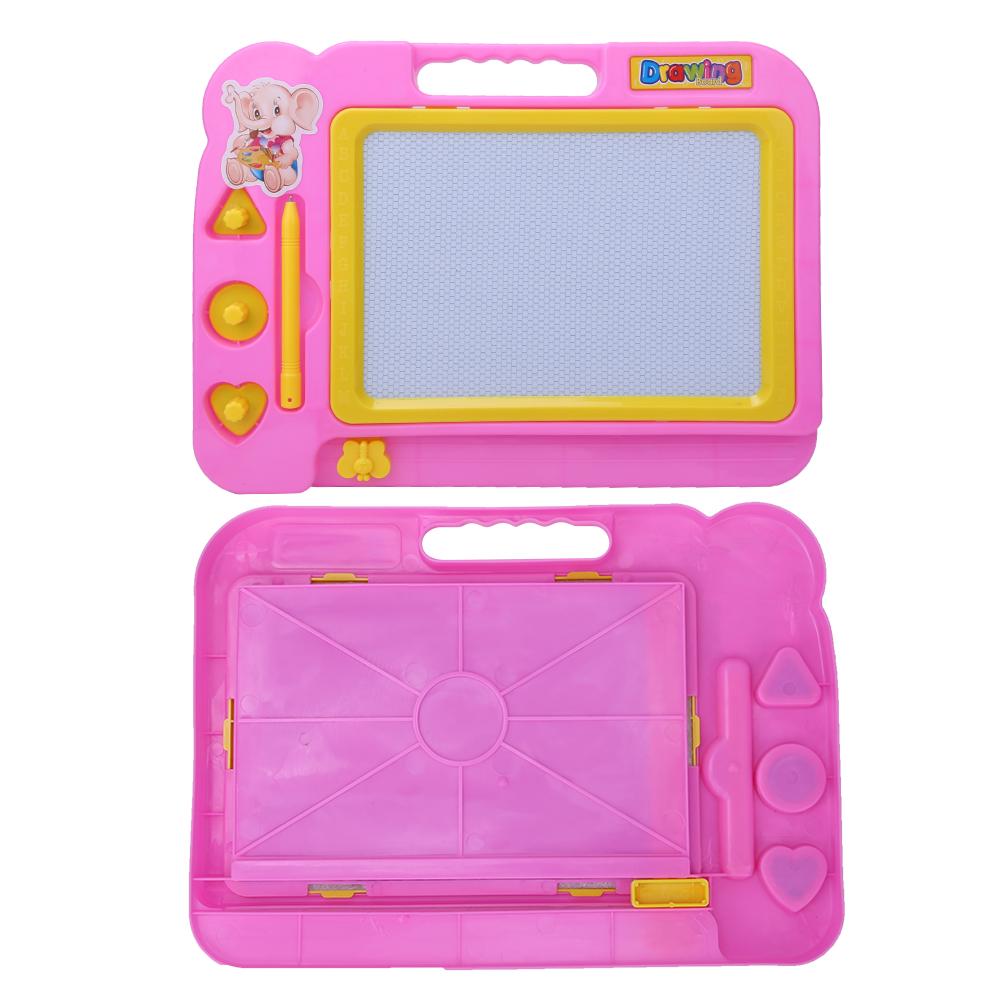 Children Drawing Board Puzzle Early Education Learning Black Plastic Writing Magnetic Sketchpad