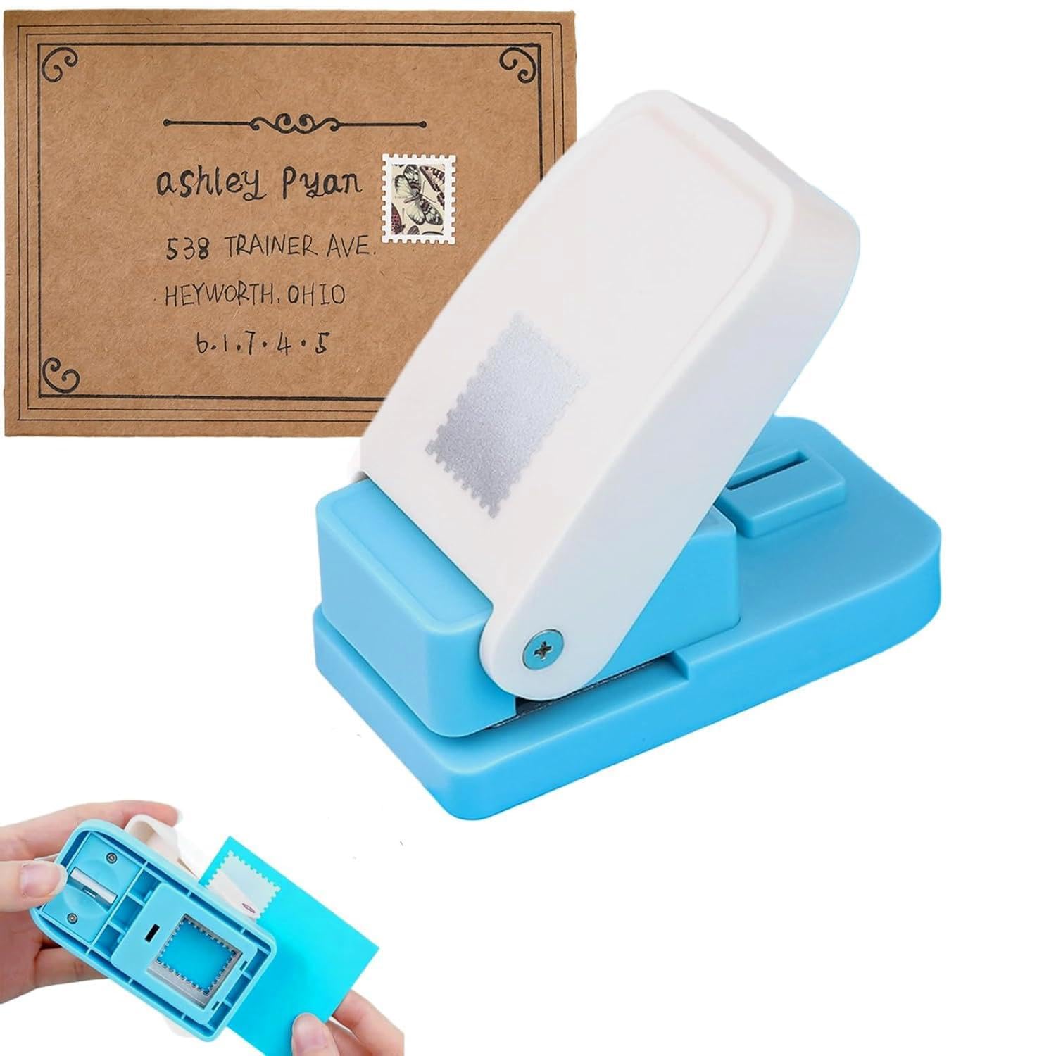 Zīmogs Perforators Amatniecības Papīra Perforators Taisnstūrveida