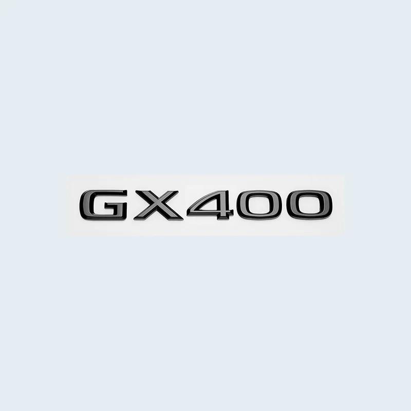 Glossy Black 3D ABS Letters Number GX400 GX460 GX470 Emblem For Lexus Car Trunk Logo Sticker Badge Accessories