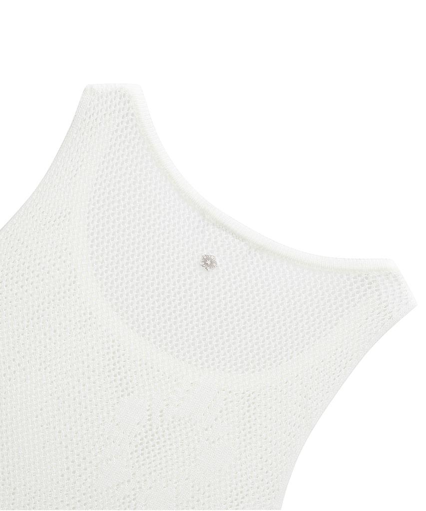 Ulkin Mugung Crochet Knit Layered Dress_Ivory