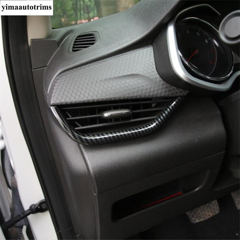 Carbon Fiber Gear Shift Panel / Window Lift / Steering Wheel / AC Air Outlet Cover Trim For Chevrolet Cavalier ONIX  - 2024