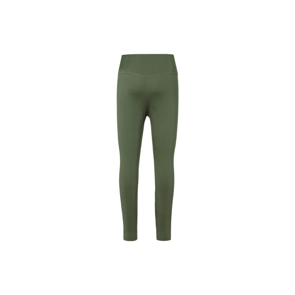 Nike One Luxe 7/8 Dri-FIT Casual Sports Breathable Leggings Women Leggings Olive-Green BQ9995-222