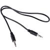 1Pc 3.5mm Jack Male To Male Car Aux Auxiliary Cord Stereo Audio Cable 1m Dual Voice Computer Audio Cable For Recording