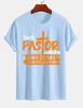 2026 New Cotton Tshirt This Pastor Has An Awesome Congregation Christian Printed Crew Neck Short Sleeve Casual Trendy Clothin