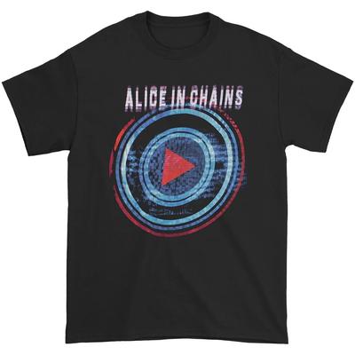 Alice In Chains Play Button Tee T-shirt High-end Luxury Is for Both Men and Women Top Y2k 2026 Summer Hot Sale