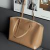Leather Large Capacity Commuter Women'S Bag Textured Vegetable Tanned Top Cowhide Tote Bag Women'S Shoulder Underarm Bag
